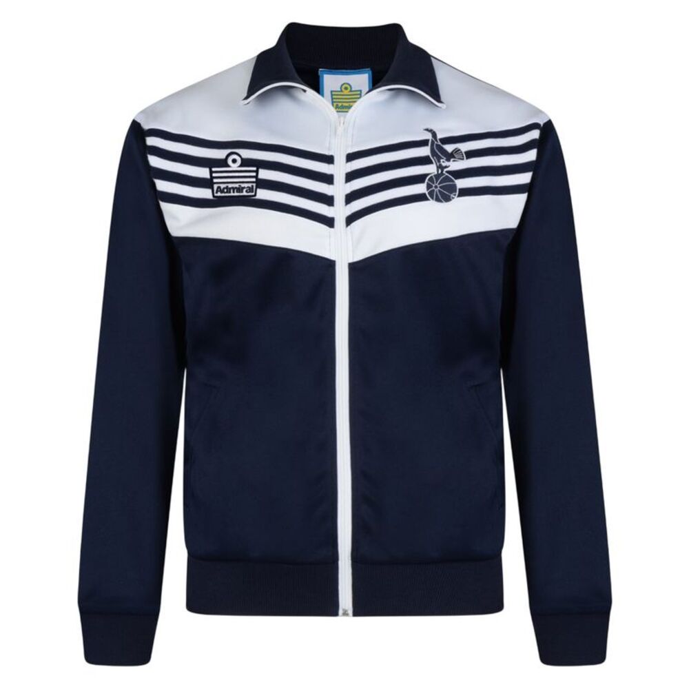 Score Draw Mens 1978 Tottenham Hotspur FC Bomber Jacket / Navy/White